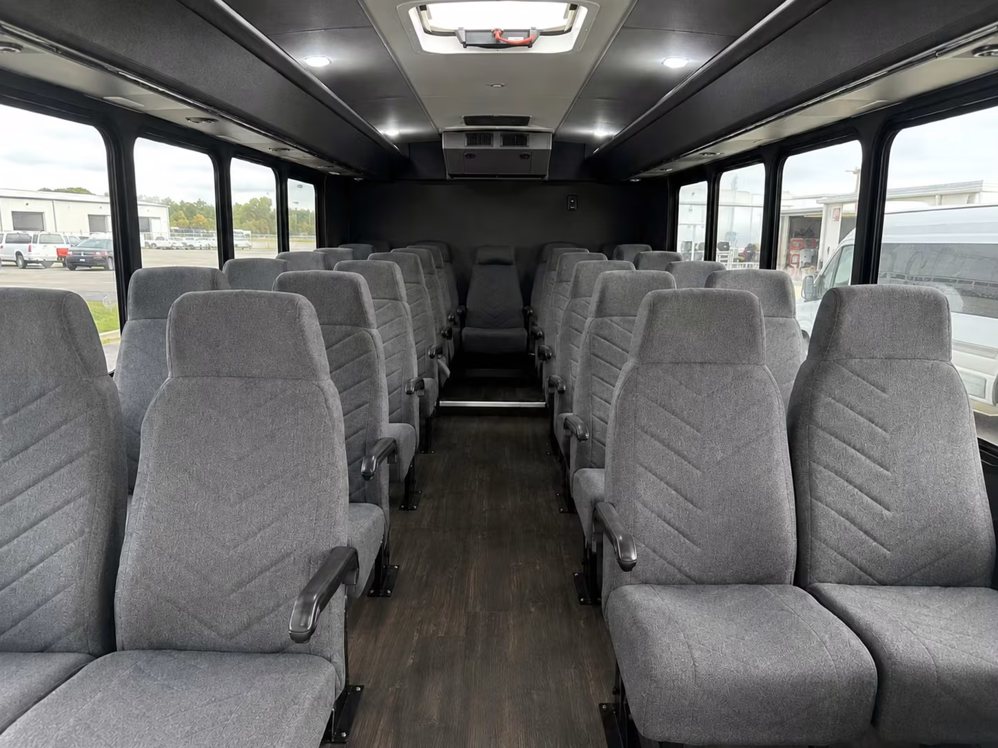 15 passenger minibus inside