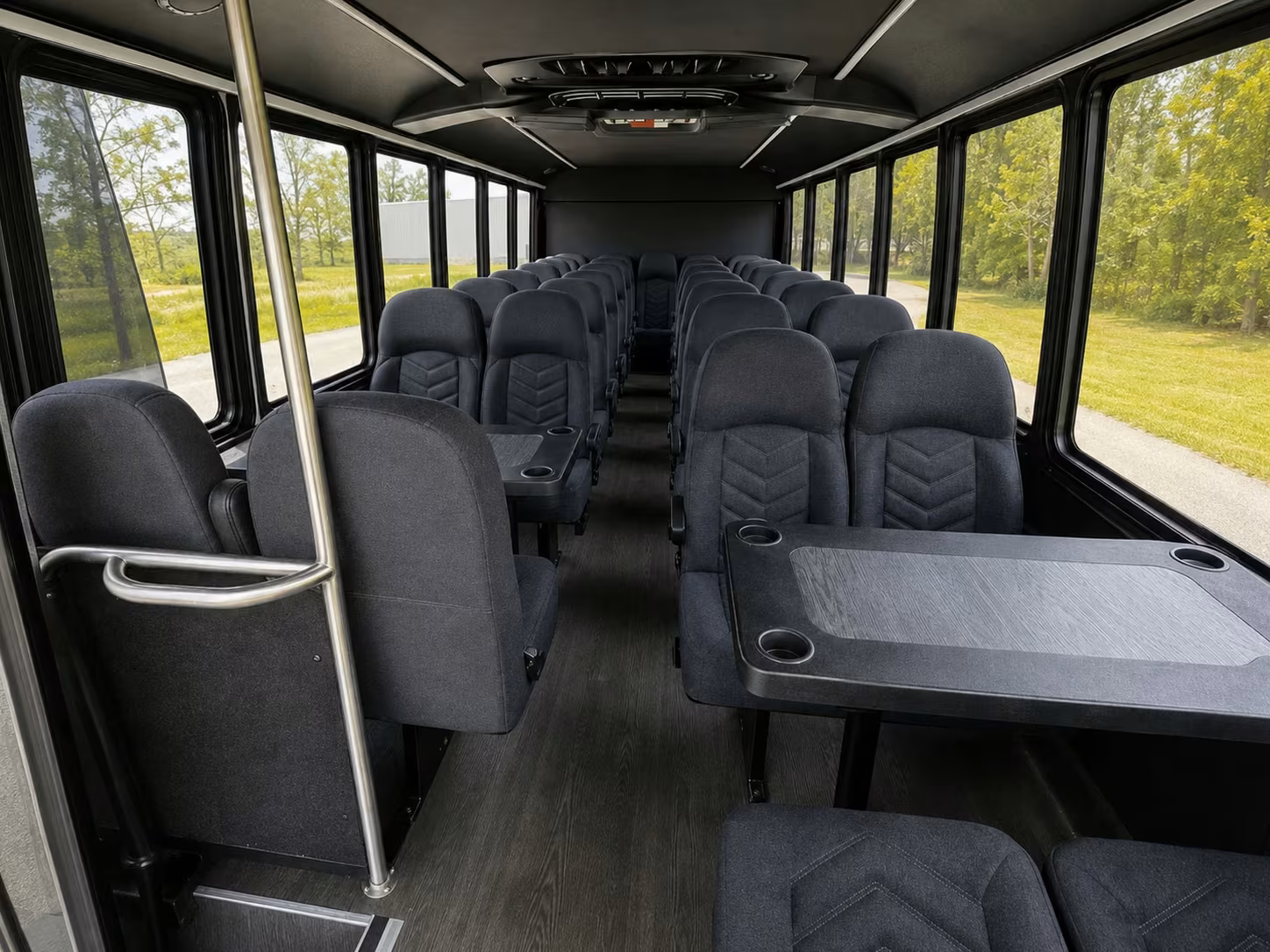 18 passenger minibus interior