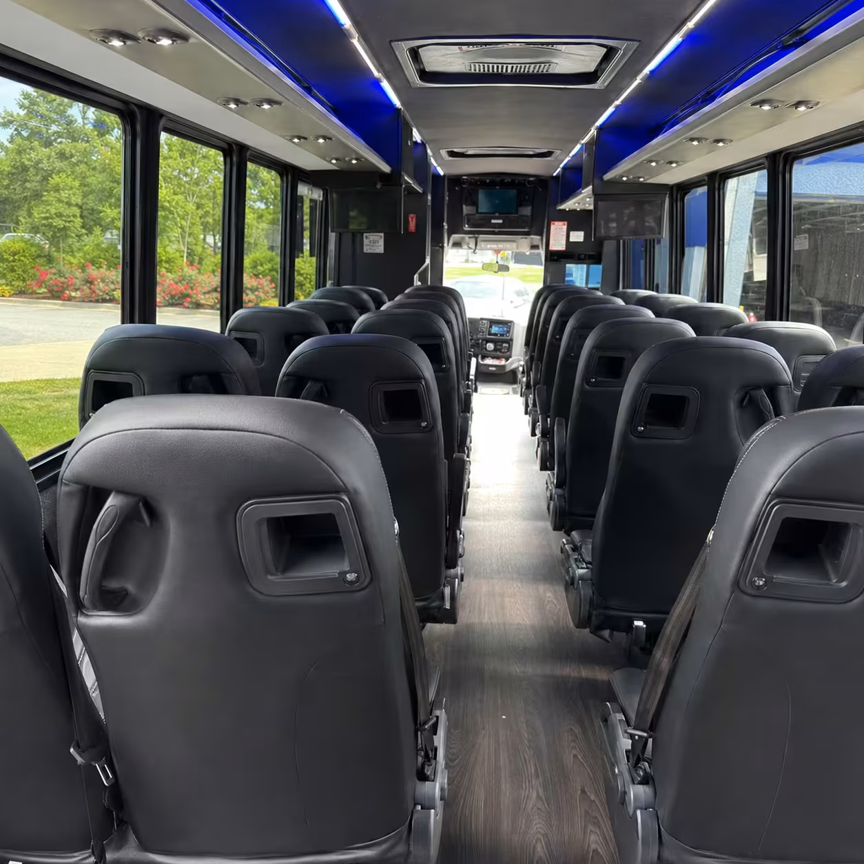 30 passenger minibus inside