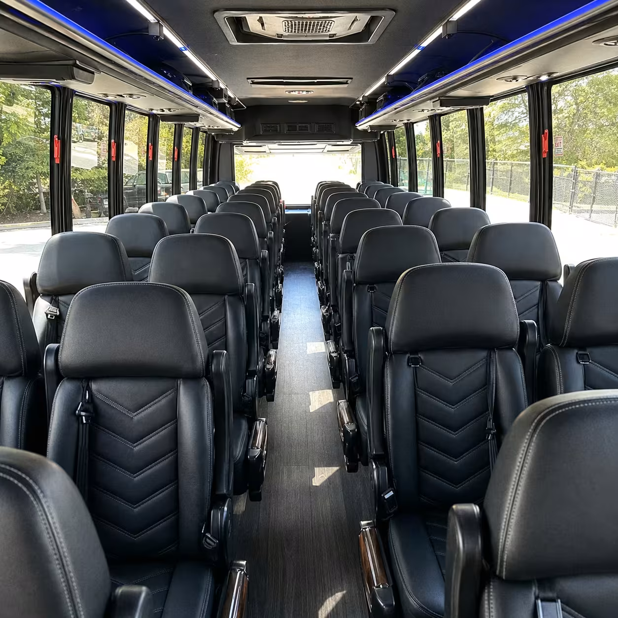 35 passenger minibus interior