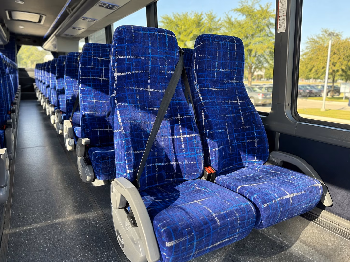 pueblo charter bus rental inside