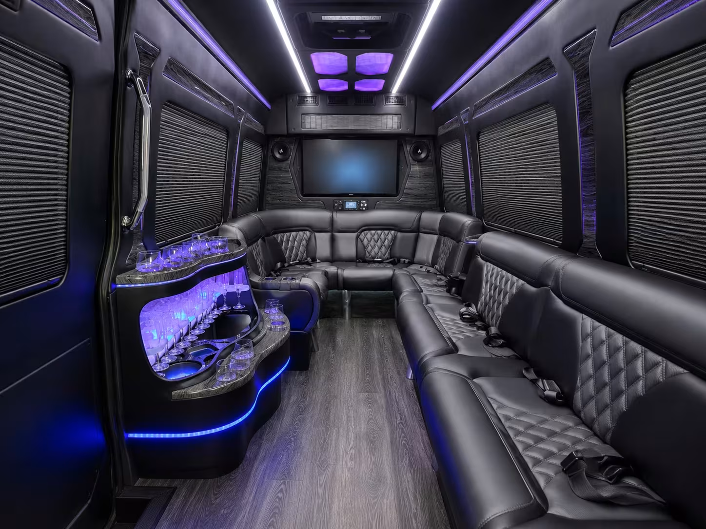 pueblo wedding shuttle buses for out of town venues