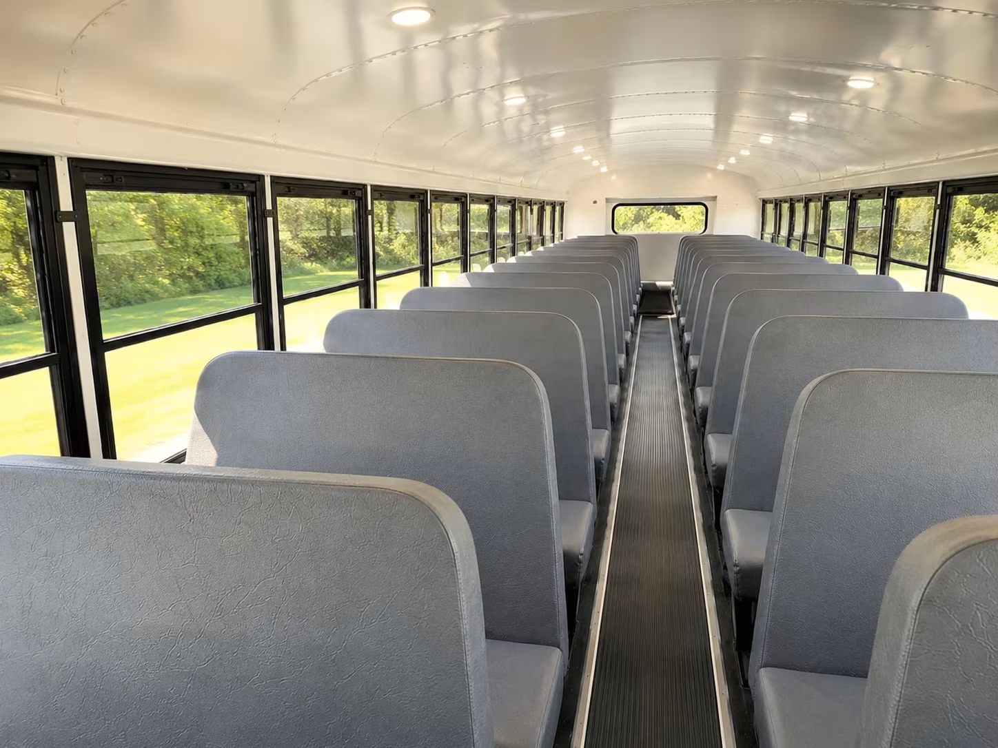 school bus interior